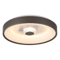 Searchlight - POLKA LED Dimmable Ceiling Light, 24W/230V + 6W LED, Ø 38.5 cm, Brown
