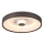 Searchlight - POLKA LED Dimmable Ceiling Light, 24W/230V + 6W LED, Ø 38.5 cm, Brown
