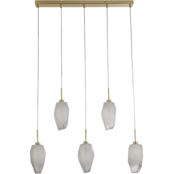 Searchlight - ROCKY cable-suspended chandelier 5xG9/33W/230V