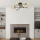 Searchlight - Surface-mounted chandelier ARMSTRONG 8xE27/60W/230V brass