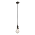Searchlight - SUSPENSION Cable Pendant Light 1x E27/60W/230V Black