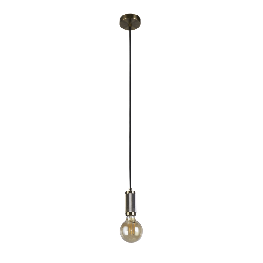 Searchlight - SUSPENSION Cable Pendant Light 1xE27/60W/230V Brass