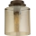 Searchlight - SWEDEN ceiling light 1xE27/60W/230V Ø 22 cm brown/smoky