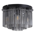 Searchlight - SWIZZLE Ceiling Light 5xE14/60W/230V, dia. 32 cm, Smoked