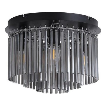 Searchlight - SWIZZLE Ceiling Light 5xE14/60W/230V, dia. 32 cm, Smoked