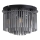 Searchlight - SWIZZLE Ceiling Light 5xE14/60W/230V, dia. 32 cm, Smoked