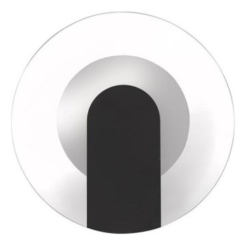 Searchlight - TARGET LED Wall Light LED/7W/230V Black