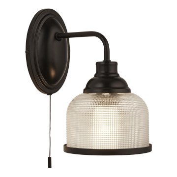 Searchlight - Wall lamp BISTRO 1xE27/60W/230V black