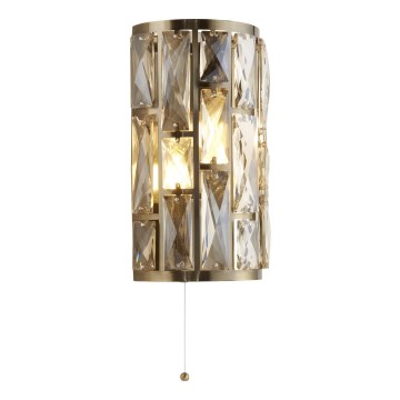 Searchlight - Wall light BIJOU 2xE27/60W/230V brass