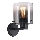 Searchlight - Wall Light SWEDEN 1xE27/60W/230V Black/Smoked