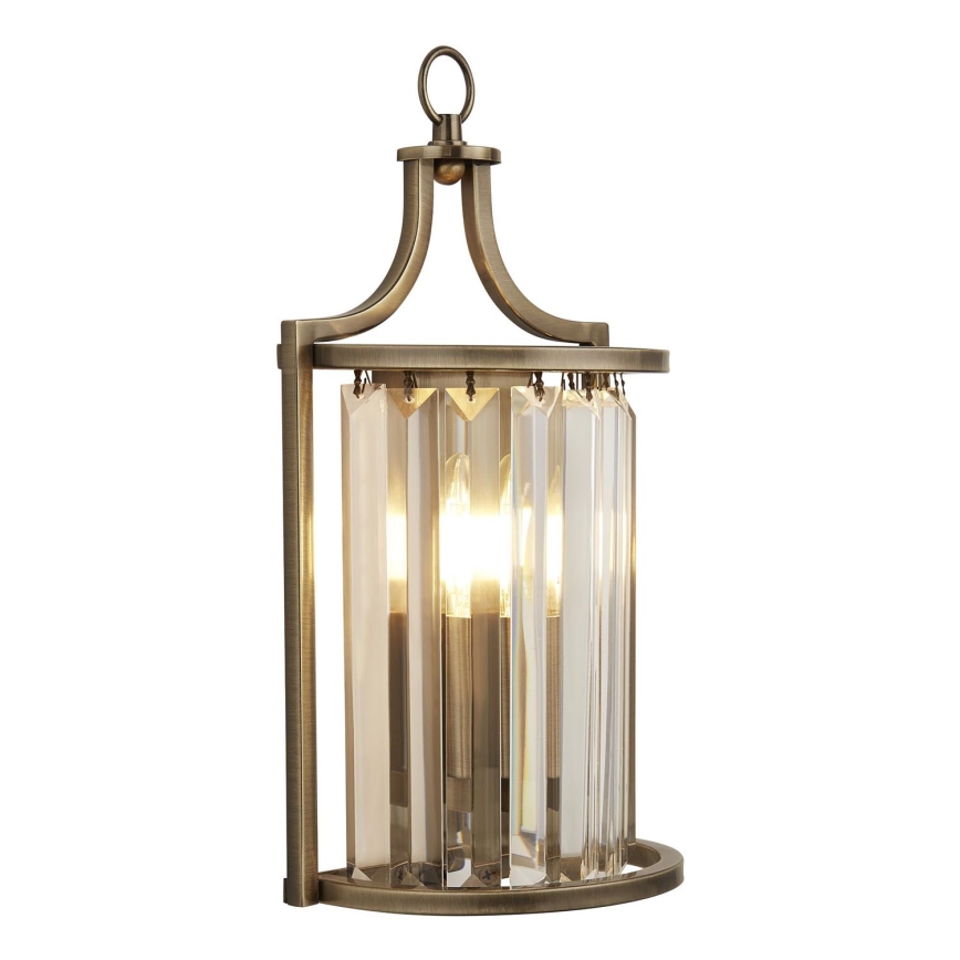 Searchlight - Wall light VICTORIA 1xE14/60W/230V brass