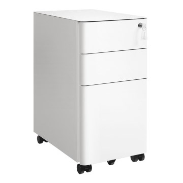 SECURIO Office Pedestal, White