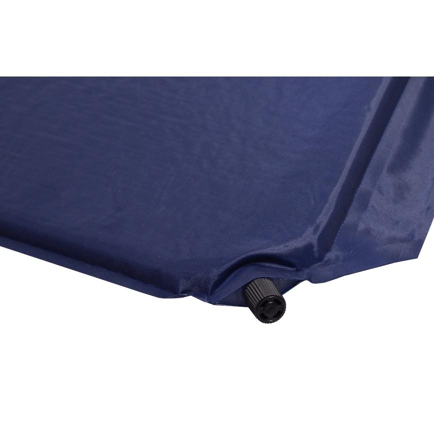 Self-inflating camping mat blue