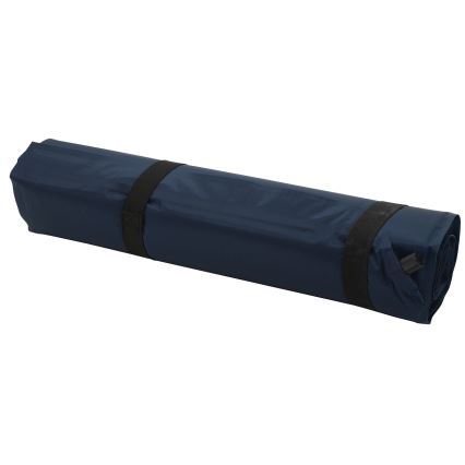 Self-inflating camping mat blue
