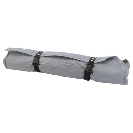 Self-inflating mat with a pillow 180x66 cm grey