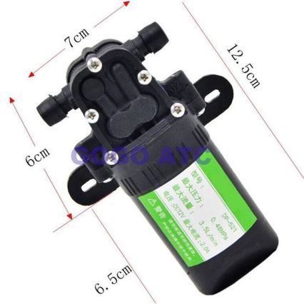 Self-priming 12V diaphragm pump — 3.5 L/min