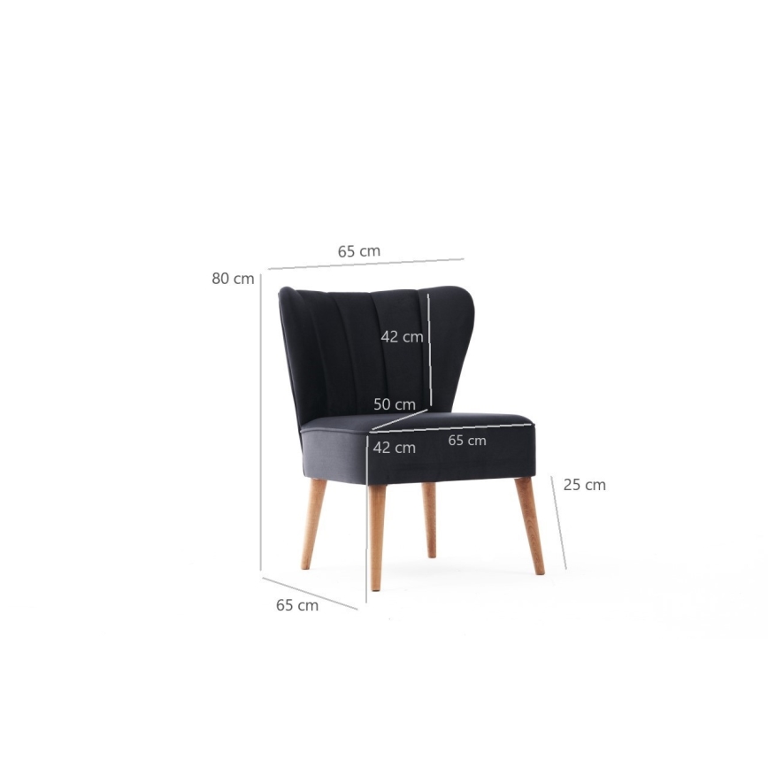 SELI Armchair in Anthracite