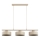 SELIA cable pendant, 3x E27/15W/230V, beige