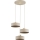 SELIA cable-suspended pendant light 3xE27/15W/230V, beige