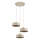 SELIA Pendant Light on Cord 3xE27/15W/230V Beige/Gold