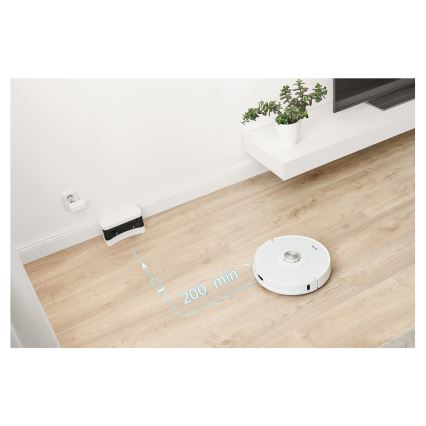 Sencor - 2-in-1 Robot Vacuum with Mop, 50 W / 5000 mAh, Wi-Fi, White + Remote Control