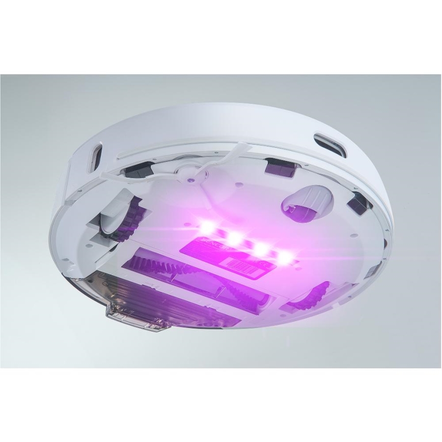 Sencor - 2-in-1 Robot Vacuum with Mop, 50 W / 5000 mAh, Wi-Fi, White + Remote Control