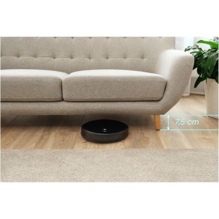 Sencor - 2-in-1 Robot Vacuum and Mop, 16 W / 2600 mAh, Wi-Fi, Black + Remote Control