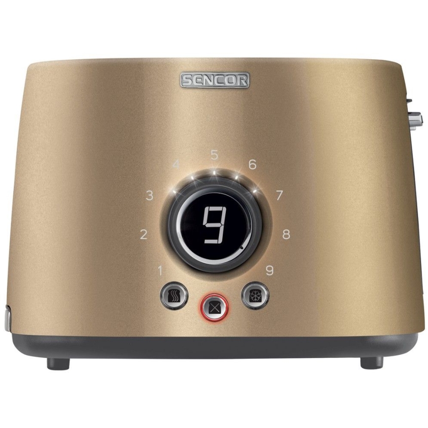 Sencor - 2-Slice Toaster with Warming Rack 1000W/230V Beige