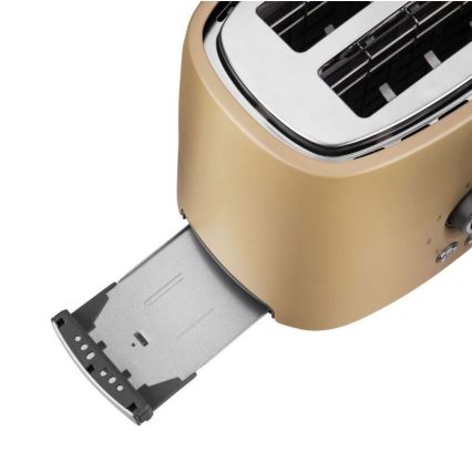 Sencor - 2-Slice Toaster with Warming Rack 1000W/230V Beige