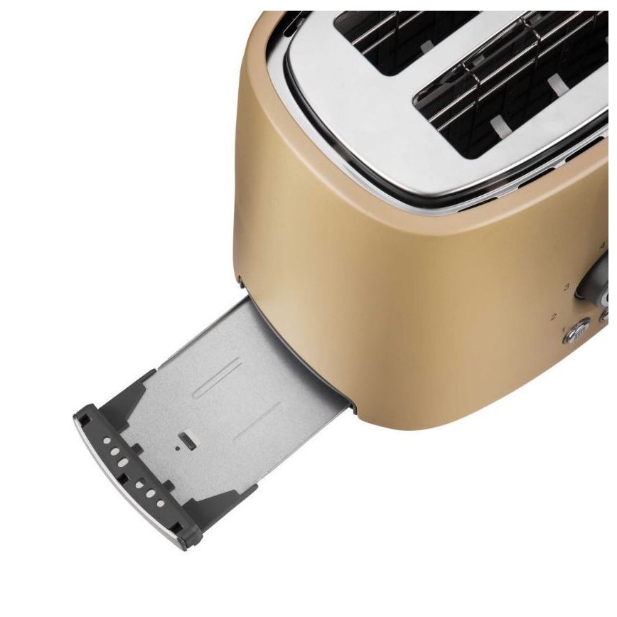 Sencor - 2-Slice Toaster with Warming Rack 1000W/230V Beige