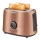 Sencor - 2-Slice Toaster with Warming Rack 1000W/230V, Copper