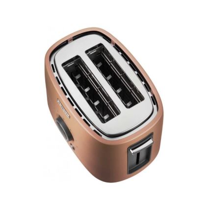 Sencor - 2-Slice Toaster with Warming Rack 1000W/230V, Copper