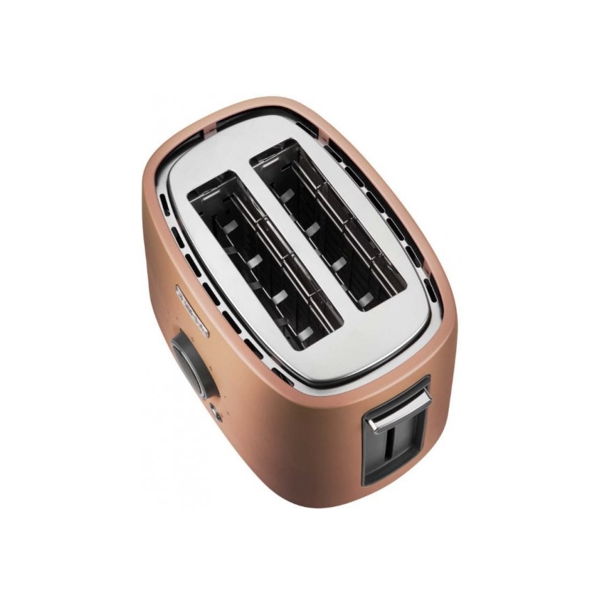 Sencor - 2-Slice Toaster with Warming Rack 1000W/230V, Copper