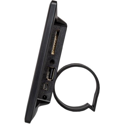 Sencor - 7 Digital Photo Frame with Built-in Speaker, 230V, Black + Remote Control