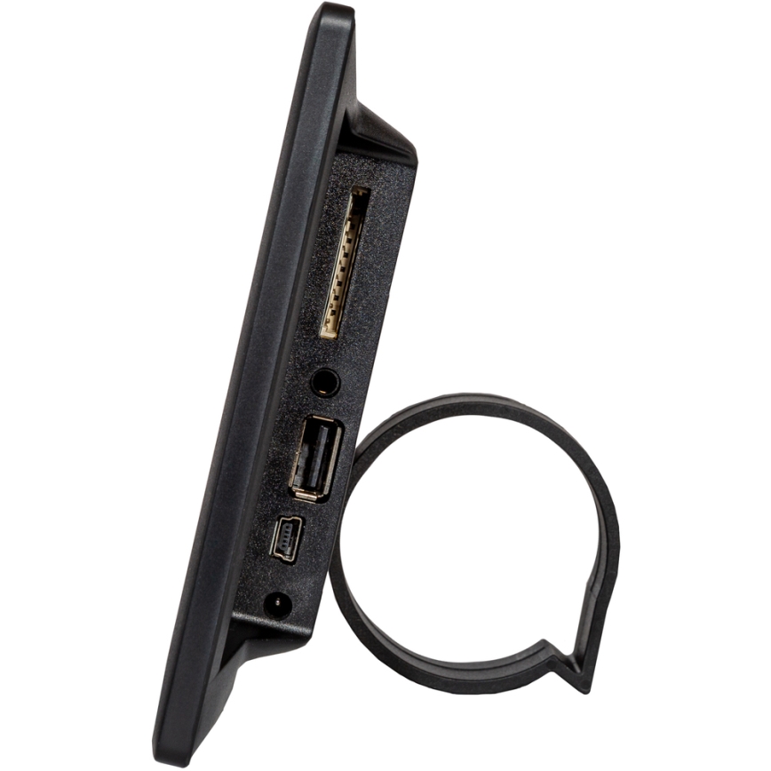 Sencor - 7 Digital Photo Frame with Built-in Speaker, 230V, Black + Remote Control