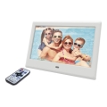 Sencor - 7 Digital Photo Frame with Speaker, 230V, White + Remote Control