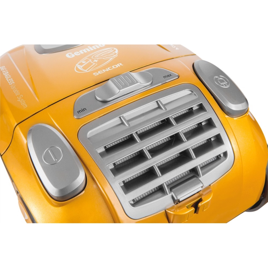 Sencor - Bag/bagless vacuum cleaner 4,5 l/3 l 700W/230V gold