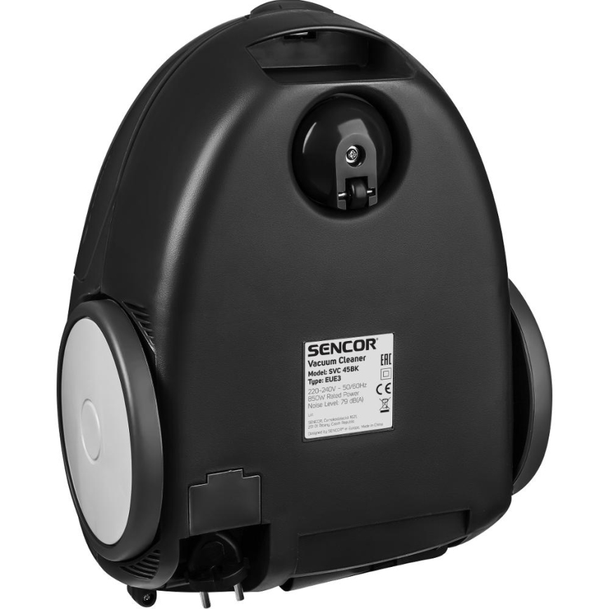 Sencor - Bag vacuum cleaner 1,5 l 850W/230V black
