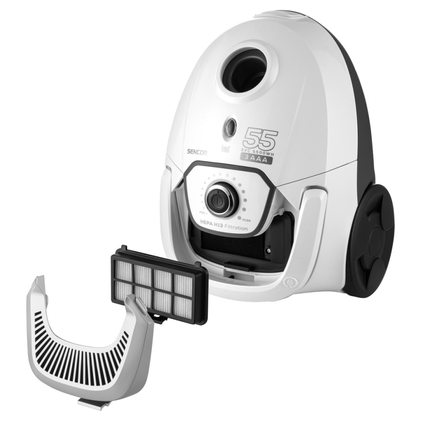 Sencor - Bag vacuum cleaner 2 l 700W/230V white