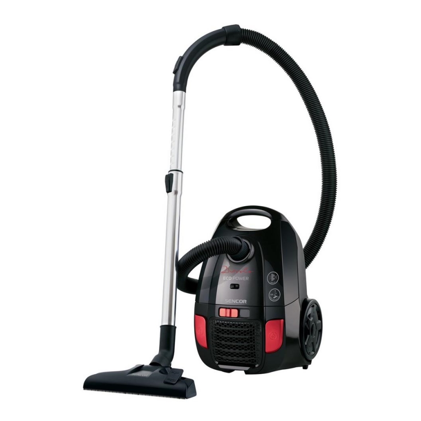 Sencor - Bag vacuum cleaner 3 l 700W/230V black/red