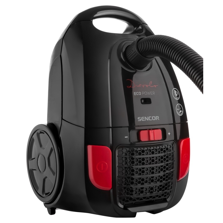 Sencor - Bag vacuum cleaner 3 l 700W/230V black/red