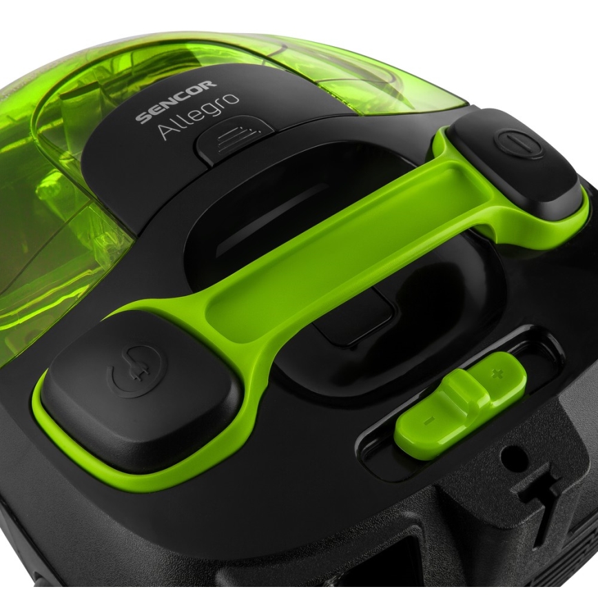 Sencor - Bagless vacuum cleaner 1,5 l 890W/230V green/black