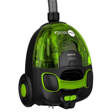 Sencor - Bagless vacuum cleaner 1,5 l 890W/230V green/black