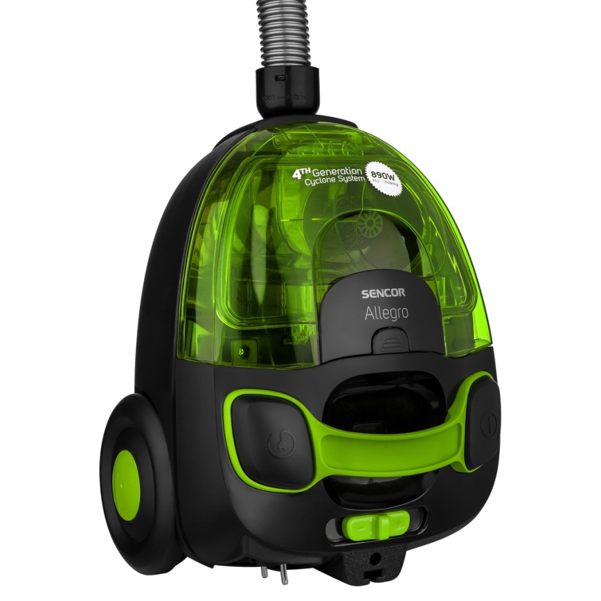 Sencor - Bagless vacuum cleaner 1,5 l 890W/230V green/black