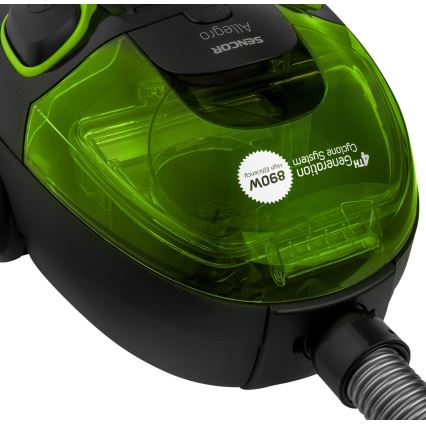 Sencor - Bagless vacuum cleaner 1,5 l 890W/230V green/black