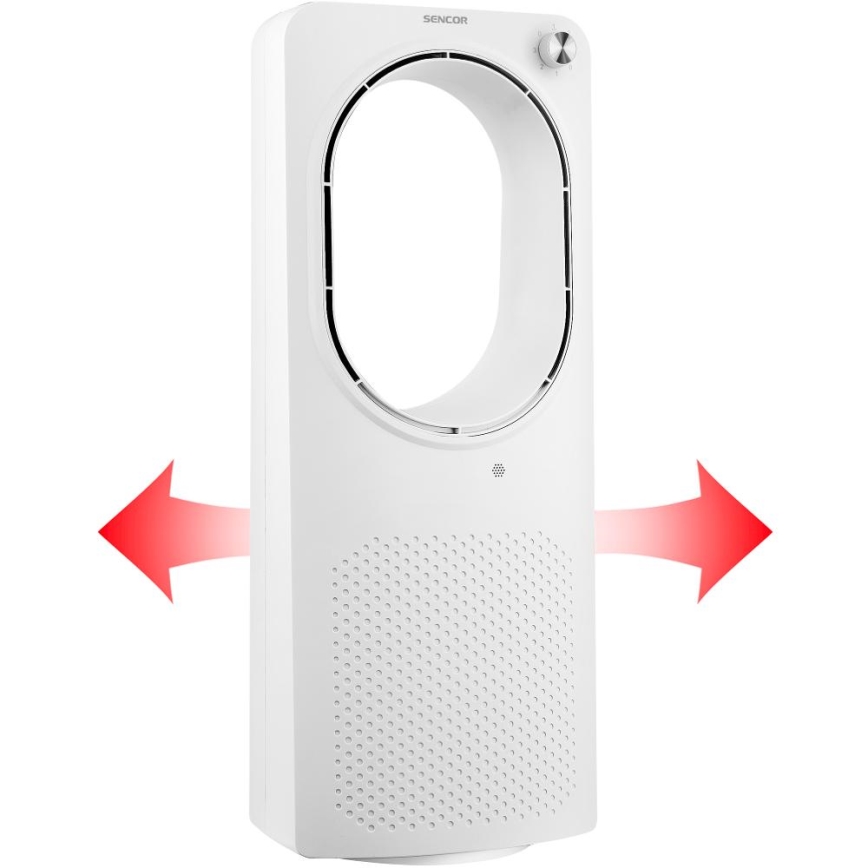Sencor - Bladeless floor fan 50W/230V white