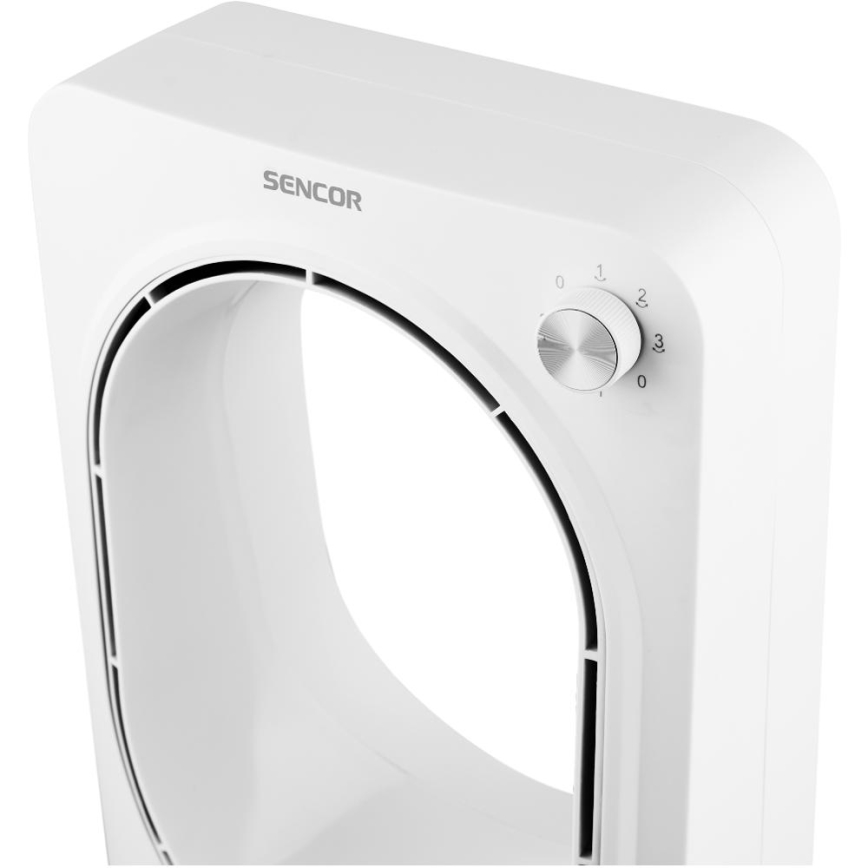 Sencor - Bladeless floor fan 50W/230V white
