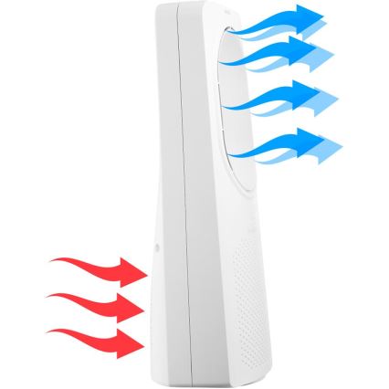 Sencor - Bladeless floor fan 50W/230V white + remote control
