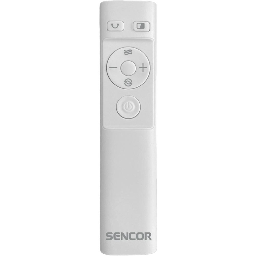 Sencor - Bladeless floor fan 50W/230V white + remote control