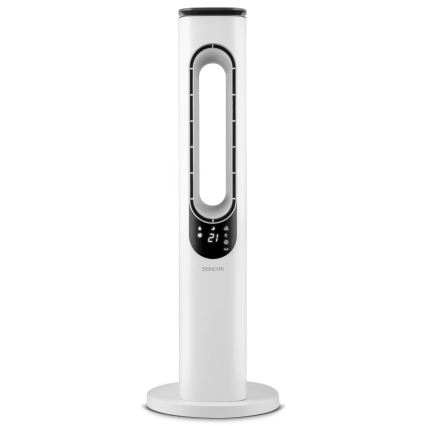 Sencor - Bladeless tower fan 50W/230V white + remote control